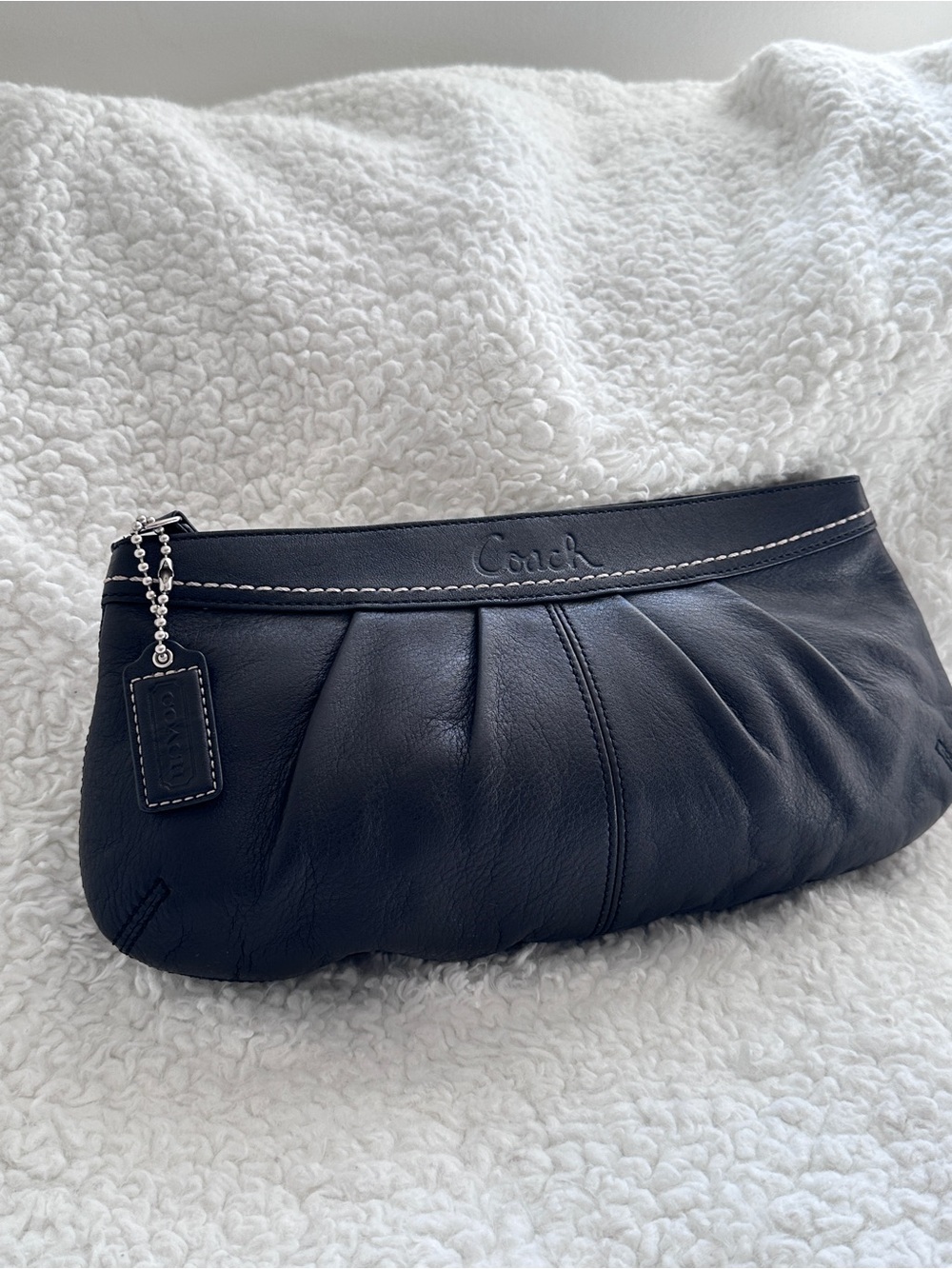 Coach Soho Pleated Leather Clutch